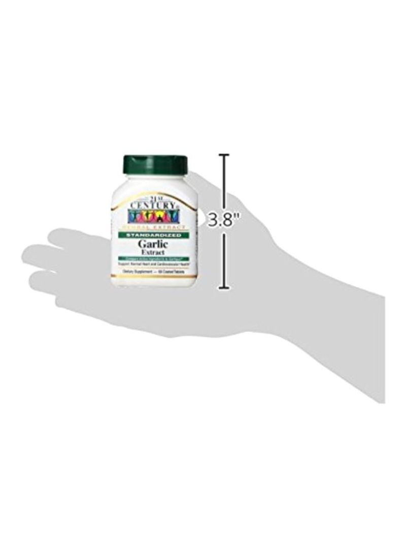 21st Century Garlic Extract - 60 Tablets - Image 5